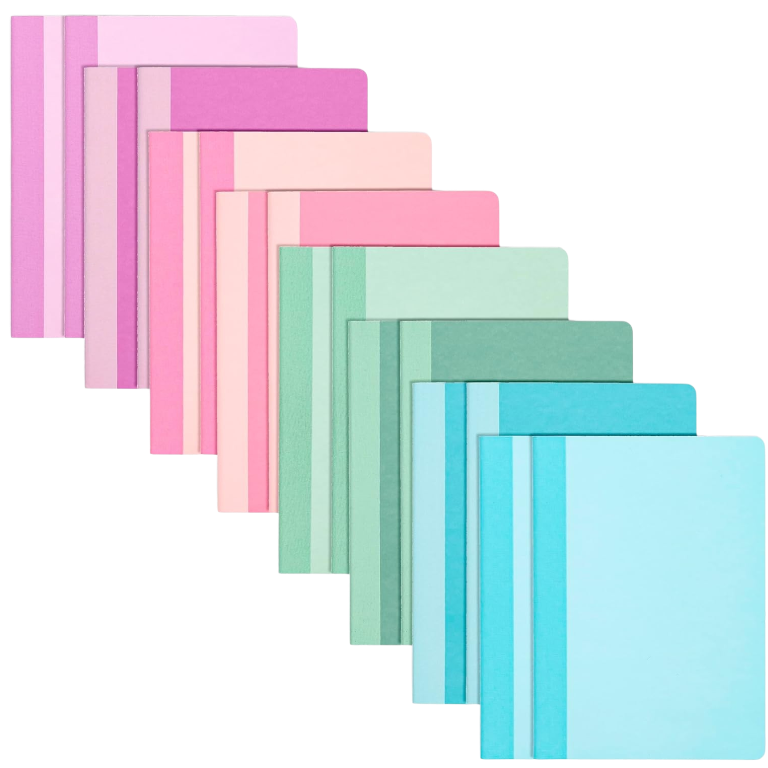 16-Pack Composition Notebook Journals, 60 Pages, 8 Color
