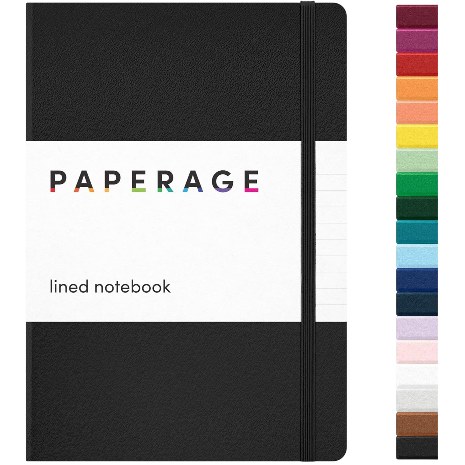 Paperage Lined Journal Notebook 160 Pages, (5.6 in x 8 in)